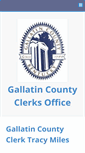 Mobile Screenshot of gallatincountykyclerk.com